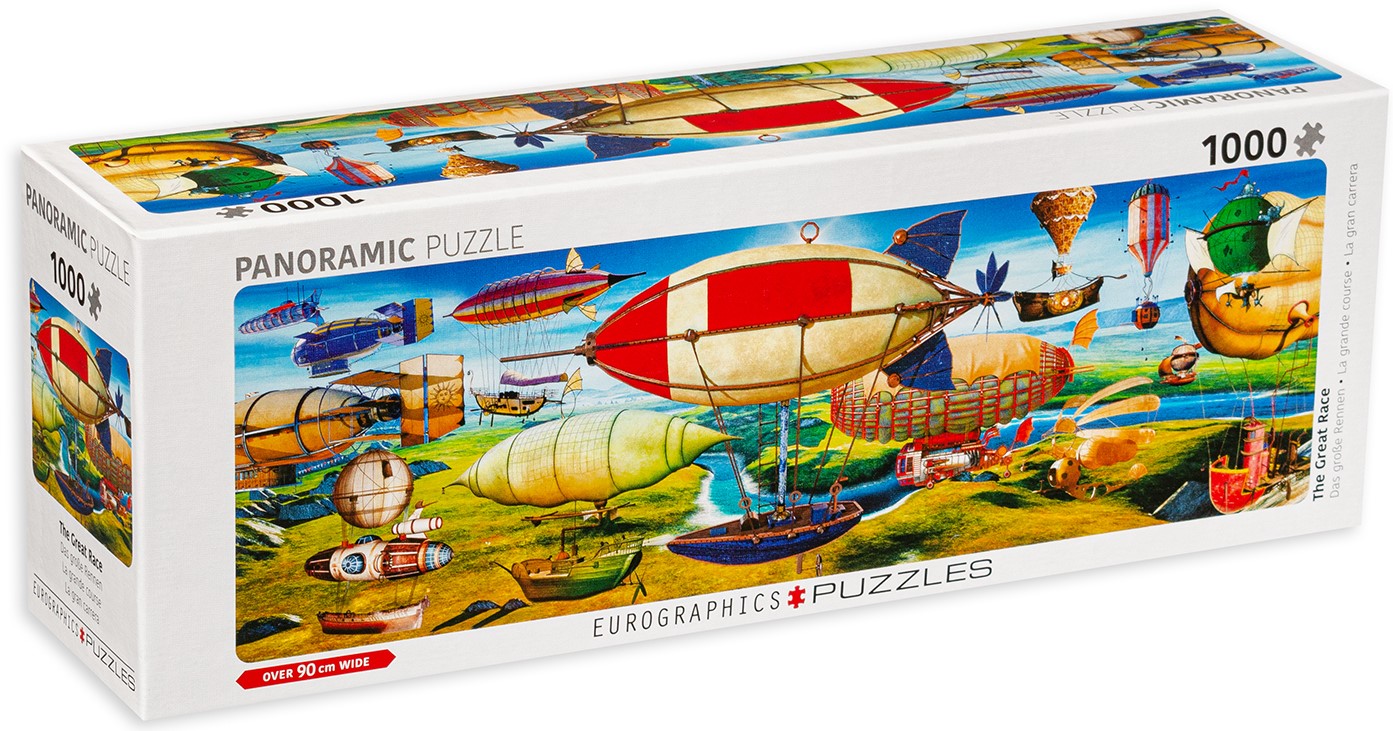 Puzzle panoramic Eurographics din 1000 de piese - The Great Race