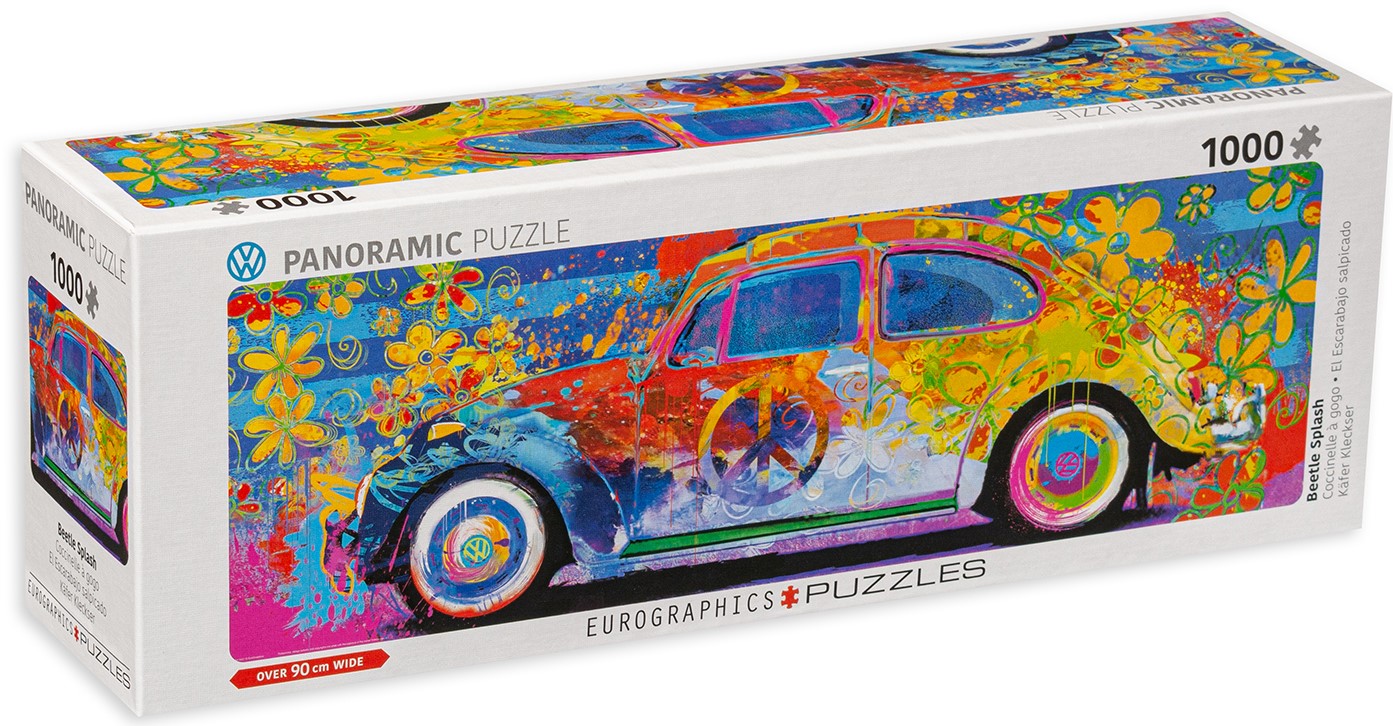 Puzzle panoramic Eurographics din 1000 de piese - Volkswagen Beetle, Parker Greenfield