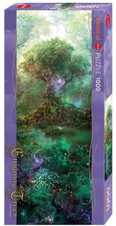 Puzzle panoramic Heye din 1000 de piese - Copaci misterioși