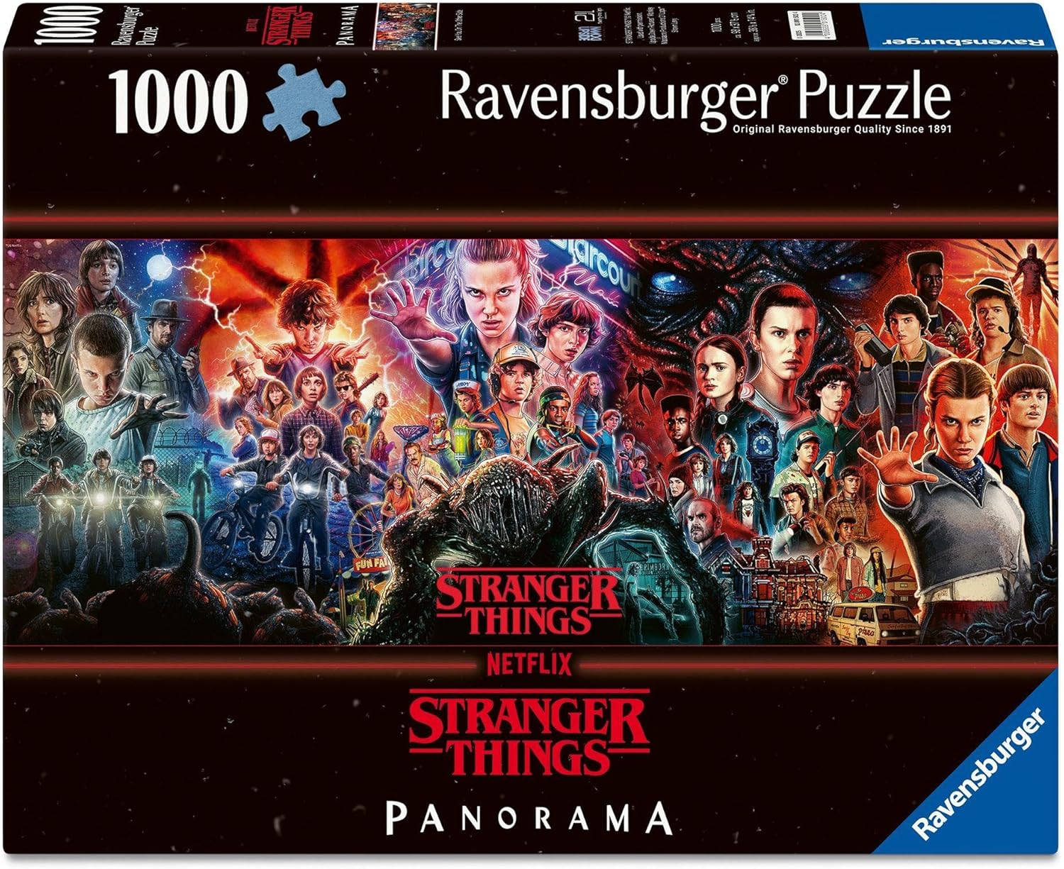 Puzzle panoramic Ravensburger din 1000 piese - Stranger Things