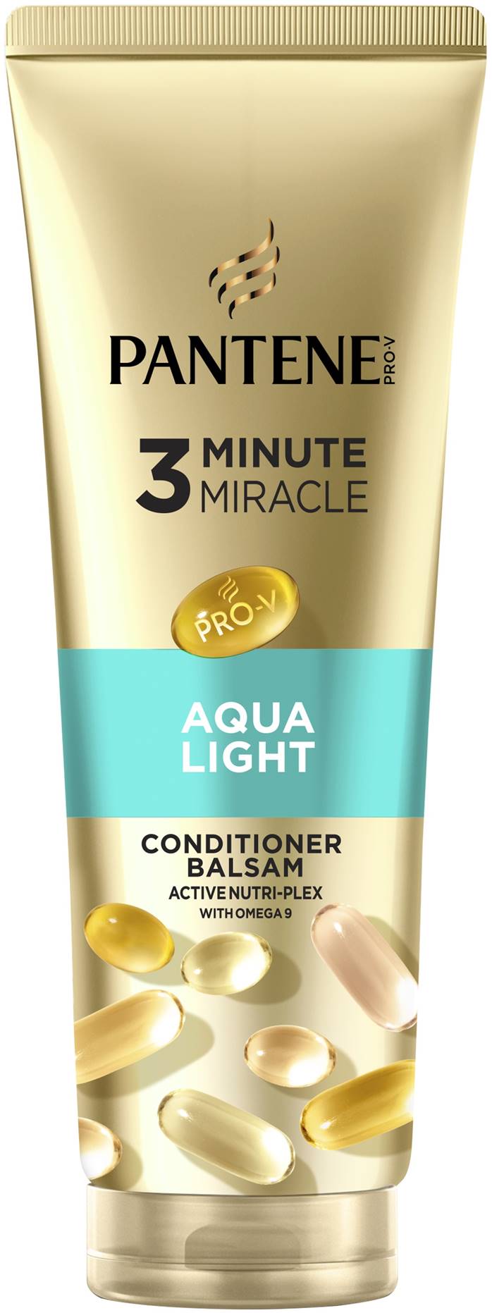 Pantene Pro-V Balsam pentru păr subțire Aqua Light 3 Minute Miracle, 220 ml