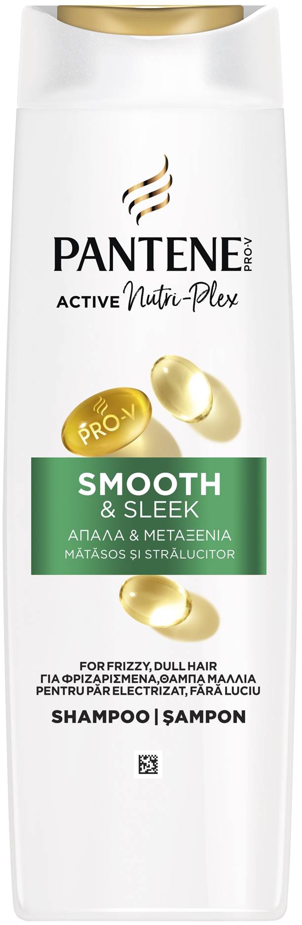 Pantene Pro-V Șampon pentru păr mătăsos, moale și neted Smooth & Sleek, 400 ml