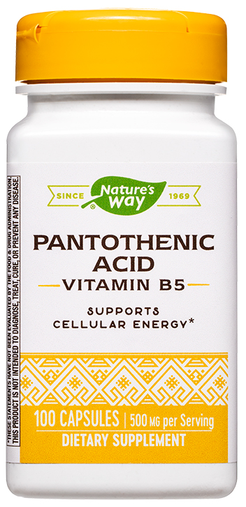 Pantothenic Acid (Vitamin В5), 100 capsule, Nature's Way