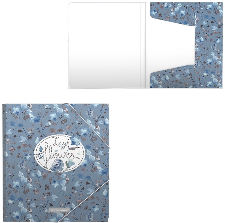 Dosar Erich Krause Frozen Beauty - A5+, cu o bandă elastică