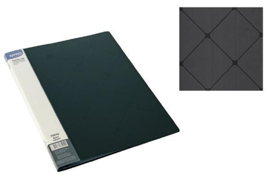 Dosar cu 10 plicuri Spree A4 - Square, negru
