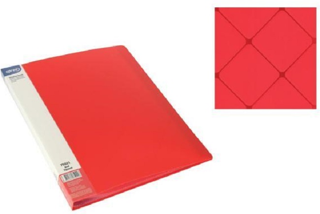 Dosar cu 10 plicuri Spree A4 - Square, rosu