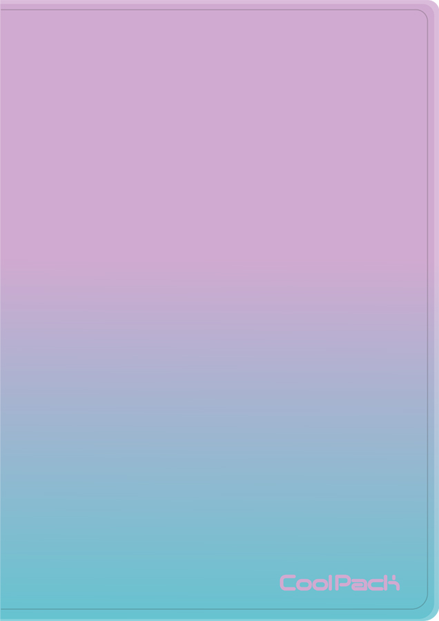 Mapa cu 20 de buzunare Cool Pack - A4, Gradient Blueberry
