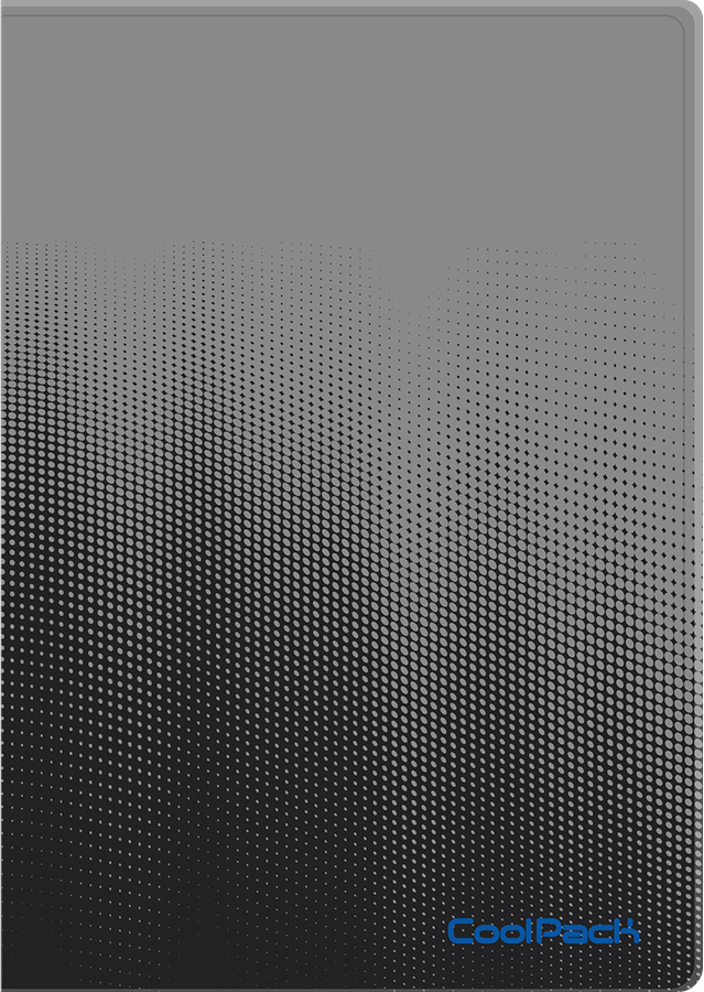 Mapa cu 20 de buzunare Cool Pack - A4, Gradient Grey