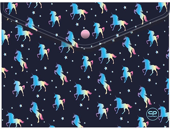 Cool Pack Unicorn albastru - A4