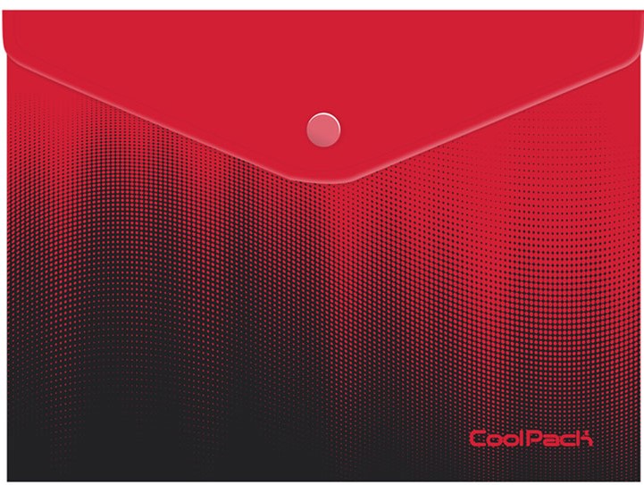 Cool Pack Gradient Gradient Cranberry Button Folder - A4