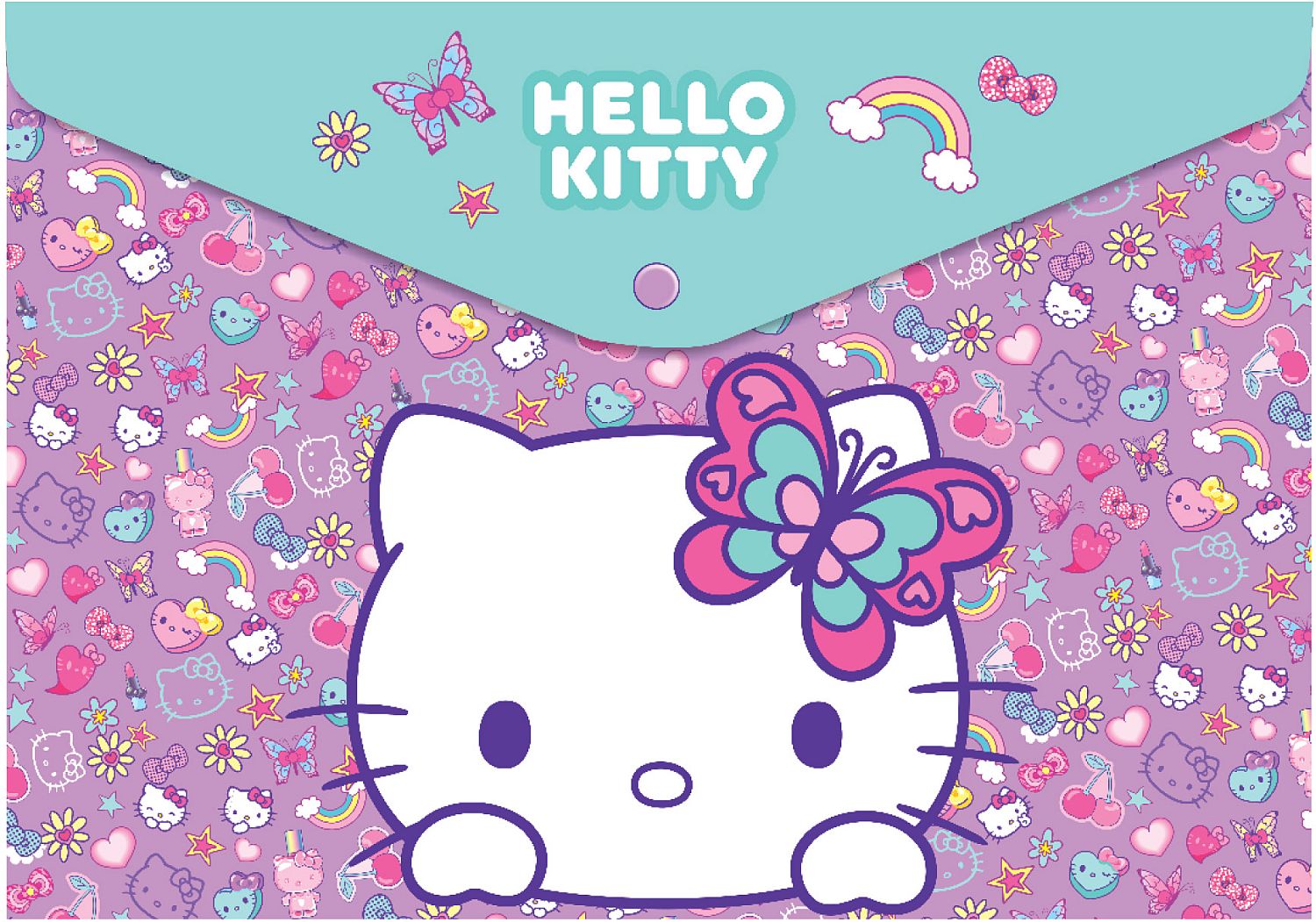 Mapă cu capse Cool Pack Hello Kitty - A4, Pastel