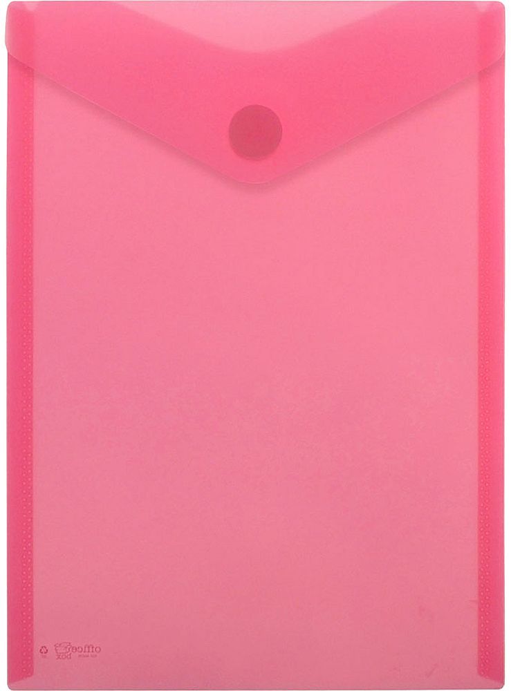 Dosar cu capsa OfBox V-Lock - A4+, vertical, roșu