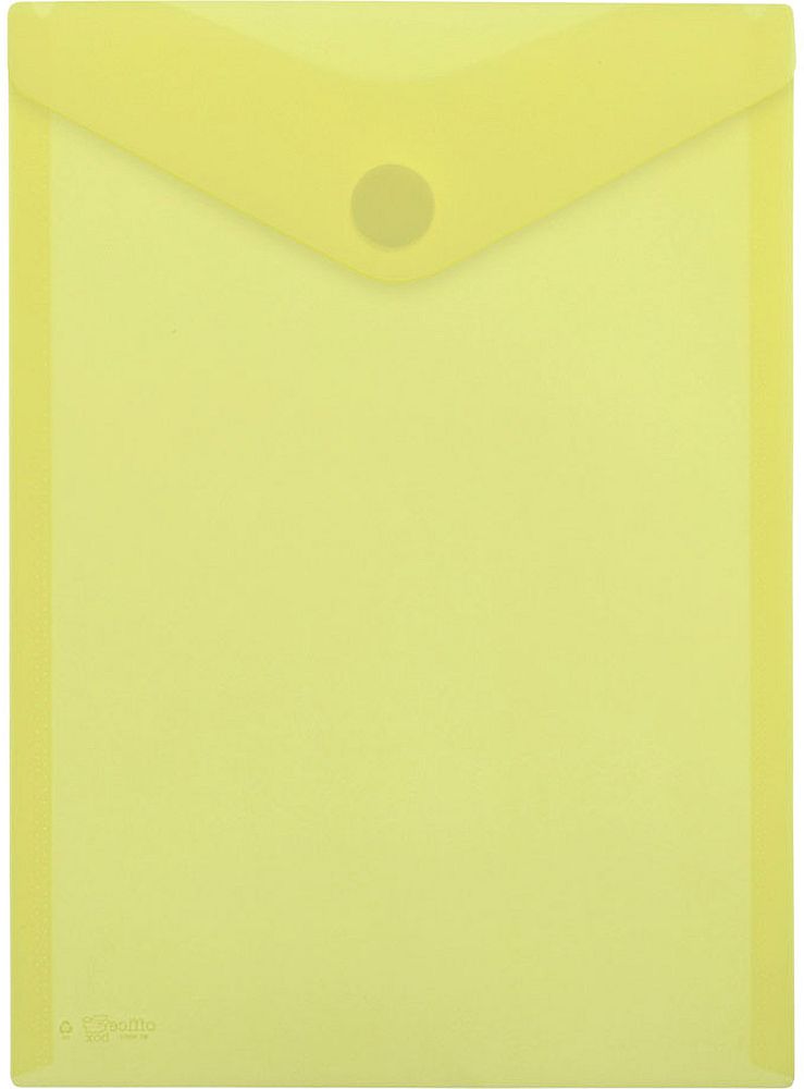 Dosar cu capsa OfBox V-Lock - A4+, vertical, galben