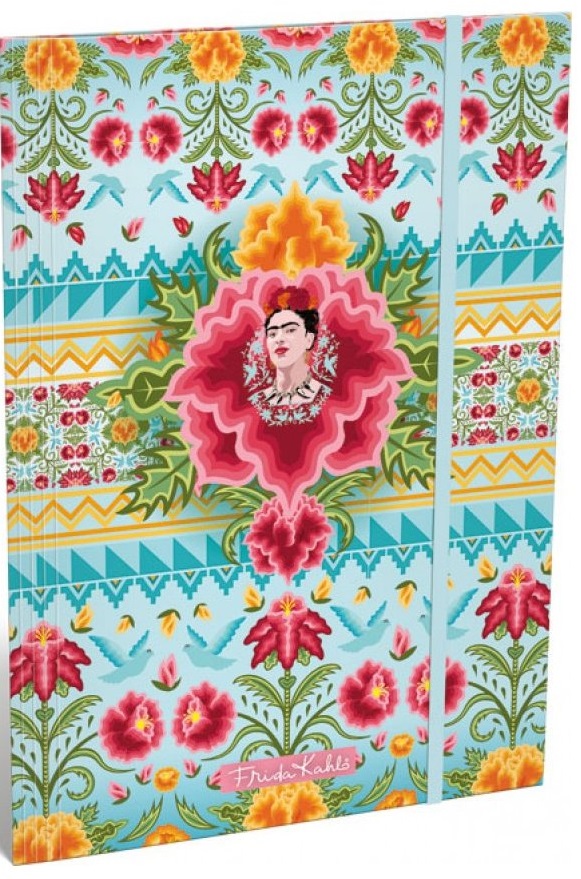 Mapa cu elastic A4 Lizzy Card - Frida Kahlo Cielo azul