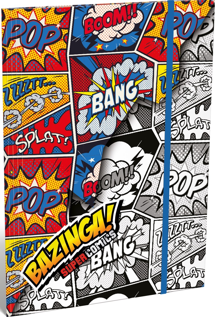 Mapa cu elastic A4 Lizzy Card - Supercomics Bazinga