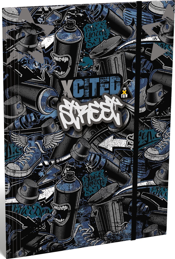 Mapa cu elastic A4 Lizzy Card - Xcited Street