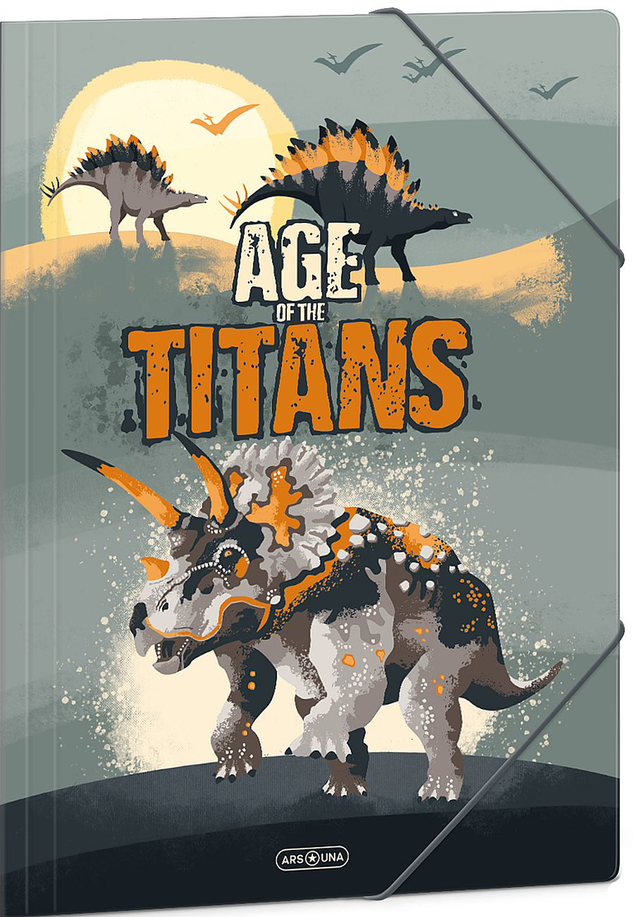 Ars Una Age of the Titans dosar cu gumă de șters - A4