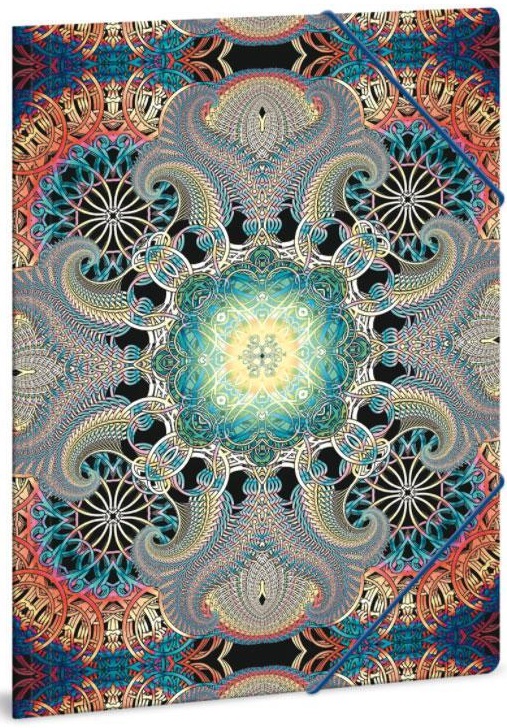 Mapa cu elastic Ars Una Mandala - Line, A5