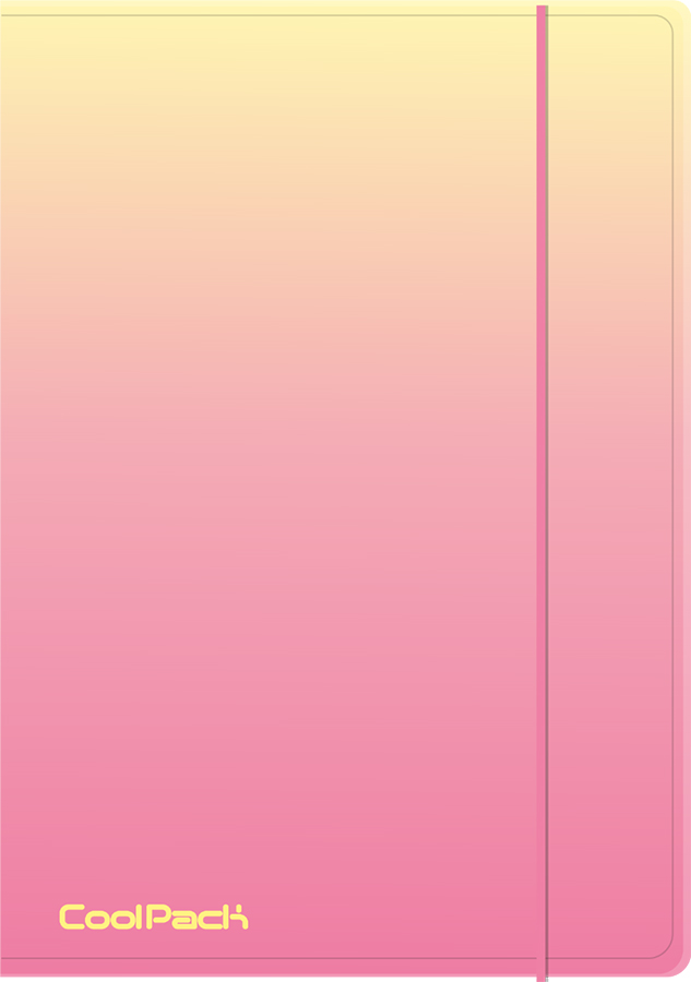 Mapa cu elastic Cool Pack - A4, Gradient Peach