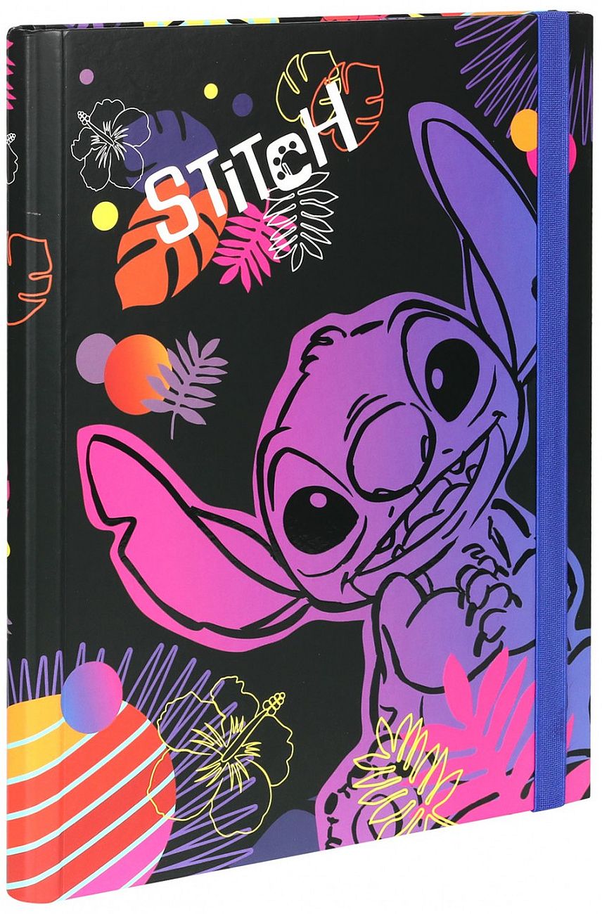 Mapă cu elastic Cool Pack Disney - A4, Stitch Black