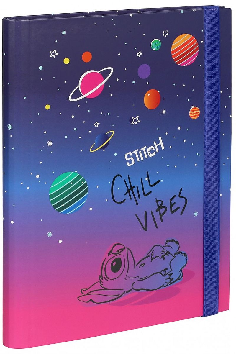 Mapă cu elastic Cool Pack Disney - A5, Stitch, Chill Vibes