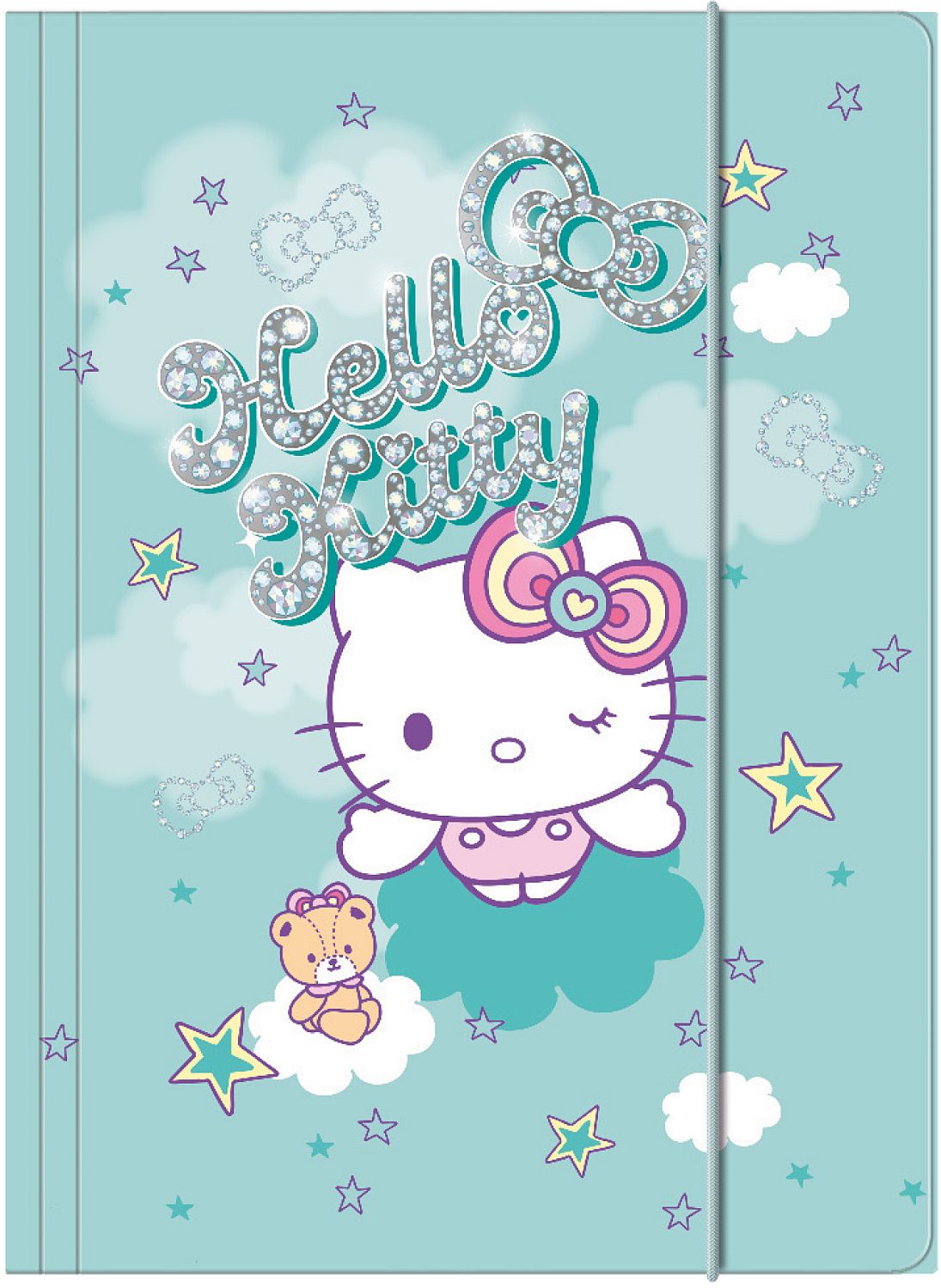 Dosar cu elastic Cool Pack Hello Kitty - A4, Sparkle