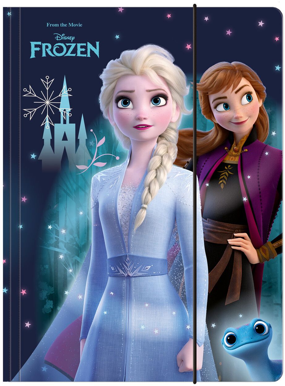 Dosar cu bandă elastică Derform Frozen 13 - A4