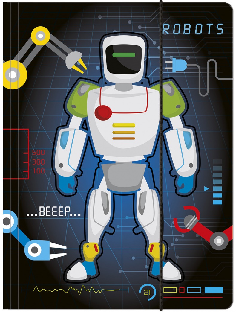 Mapa cu elastic Derform - Robot, A4