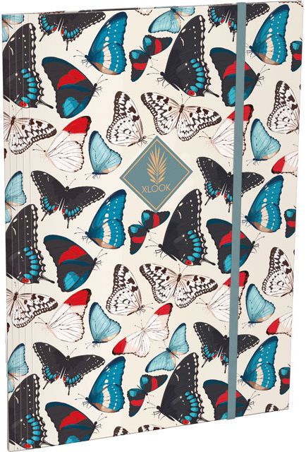 Mapa cu elastic Lizzy Card - Butterfly