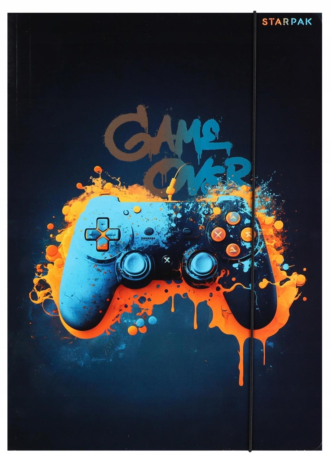 Mapă cu elastic Starpak Game Pad - A4, sortiment