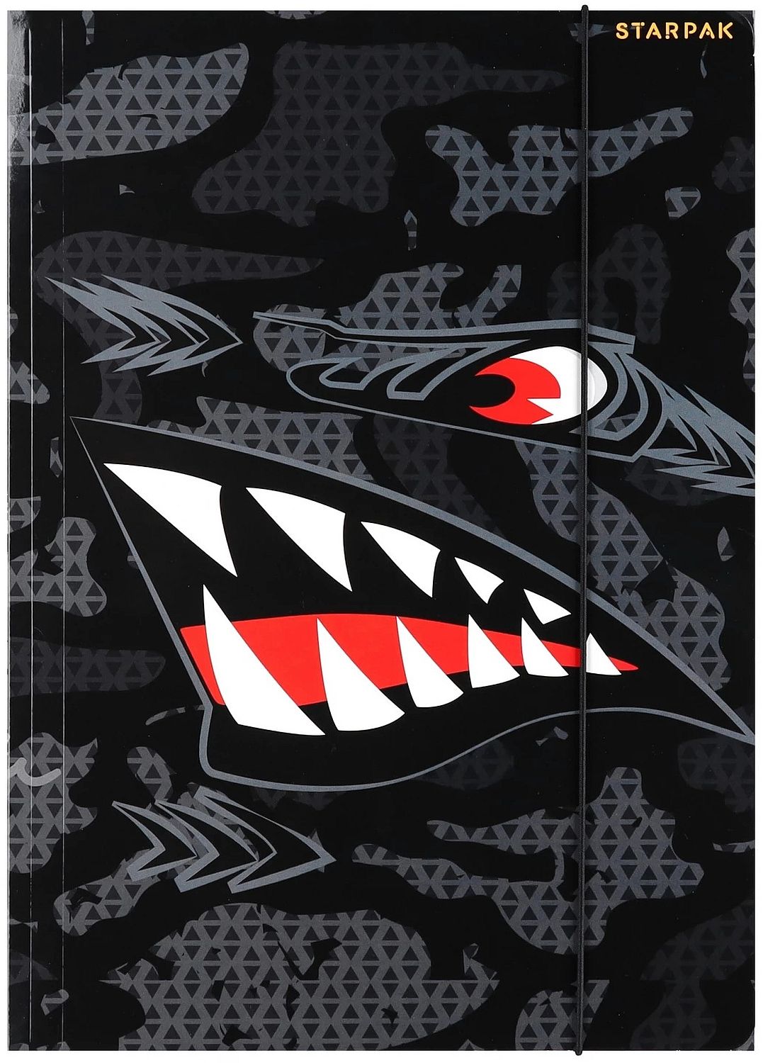 Mapă cu elastic Starpak Shark - A4, sortiment
