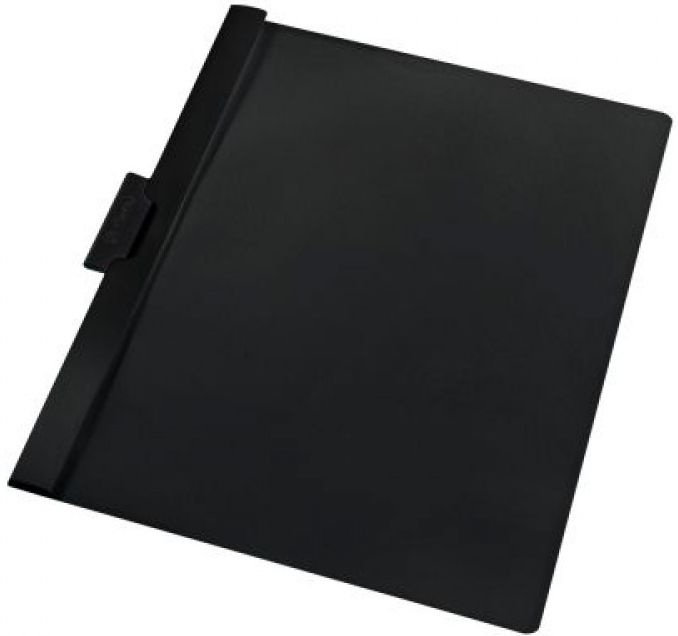 Dosar cu clip metalic Herlitz - pentru 30 de coli, negru