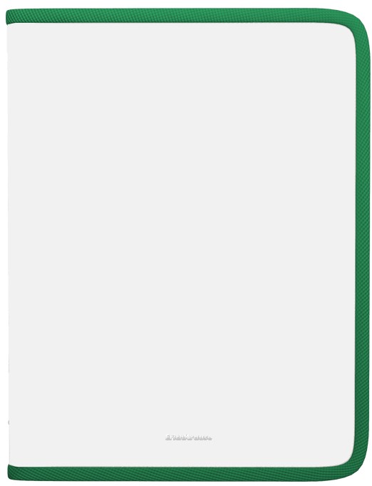 Erich Krause Dosar cu fermoar - transparent mat, A4+, verde