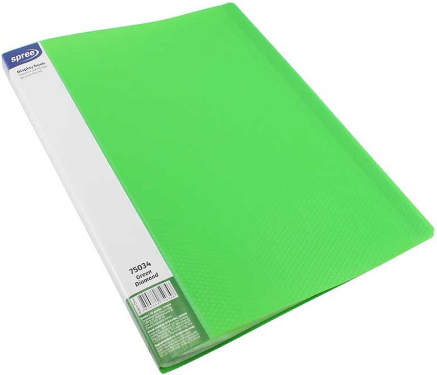 Mapa Spree Diamond - Cu 30 de buzunare, A4, verde