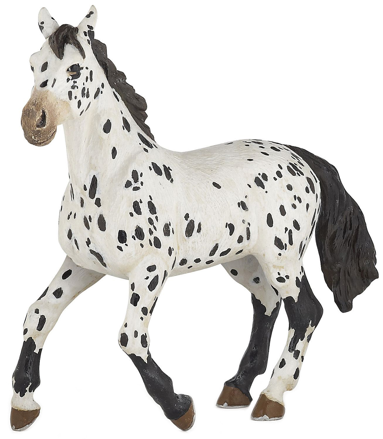 Figurina Papo Horses, foals and ponies – Iapă, rasa Appalachian, neagra