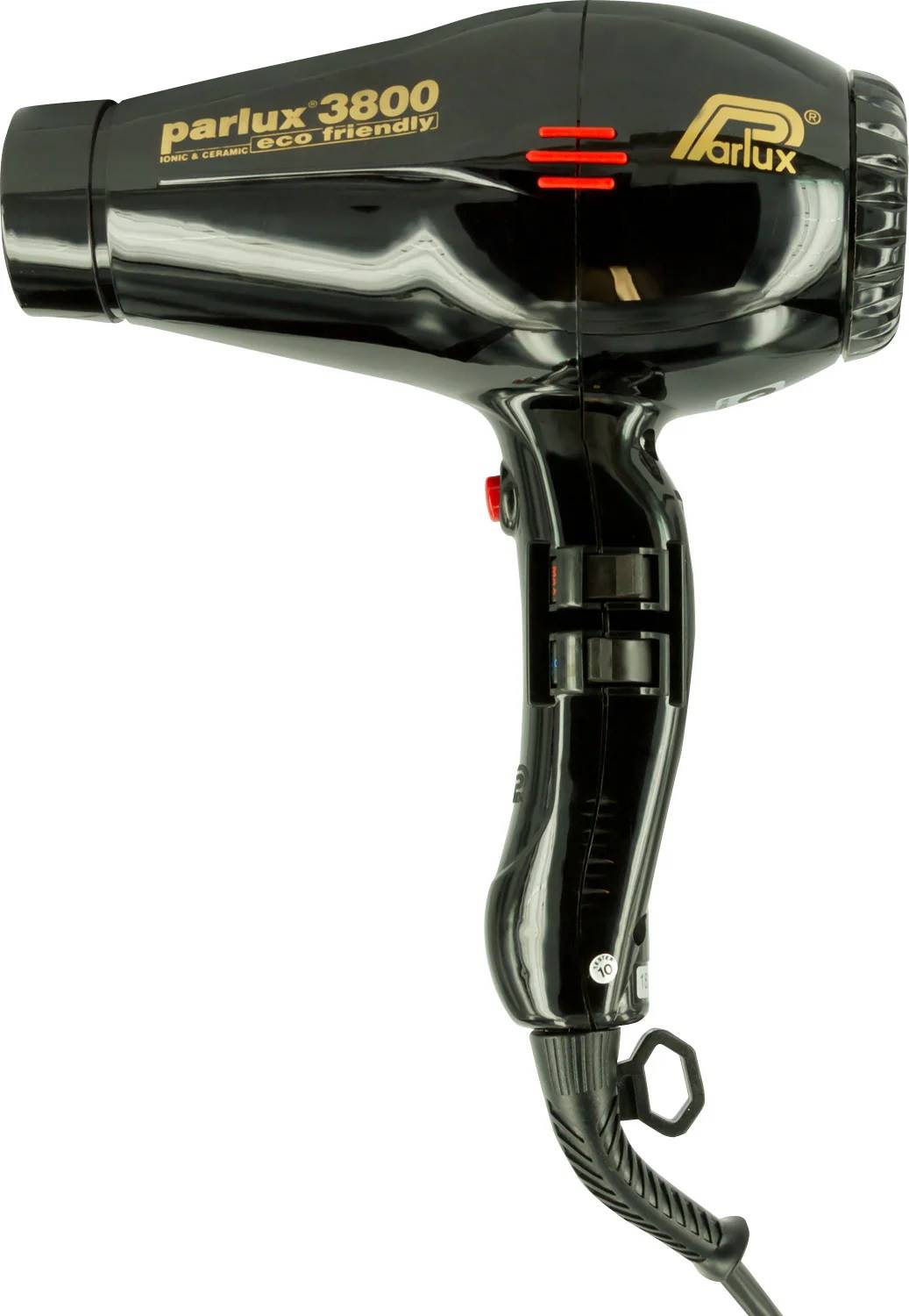 Parlux Uscător de păr profesional 3800 Eco Friendly, 2100W, negru
