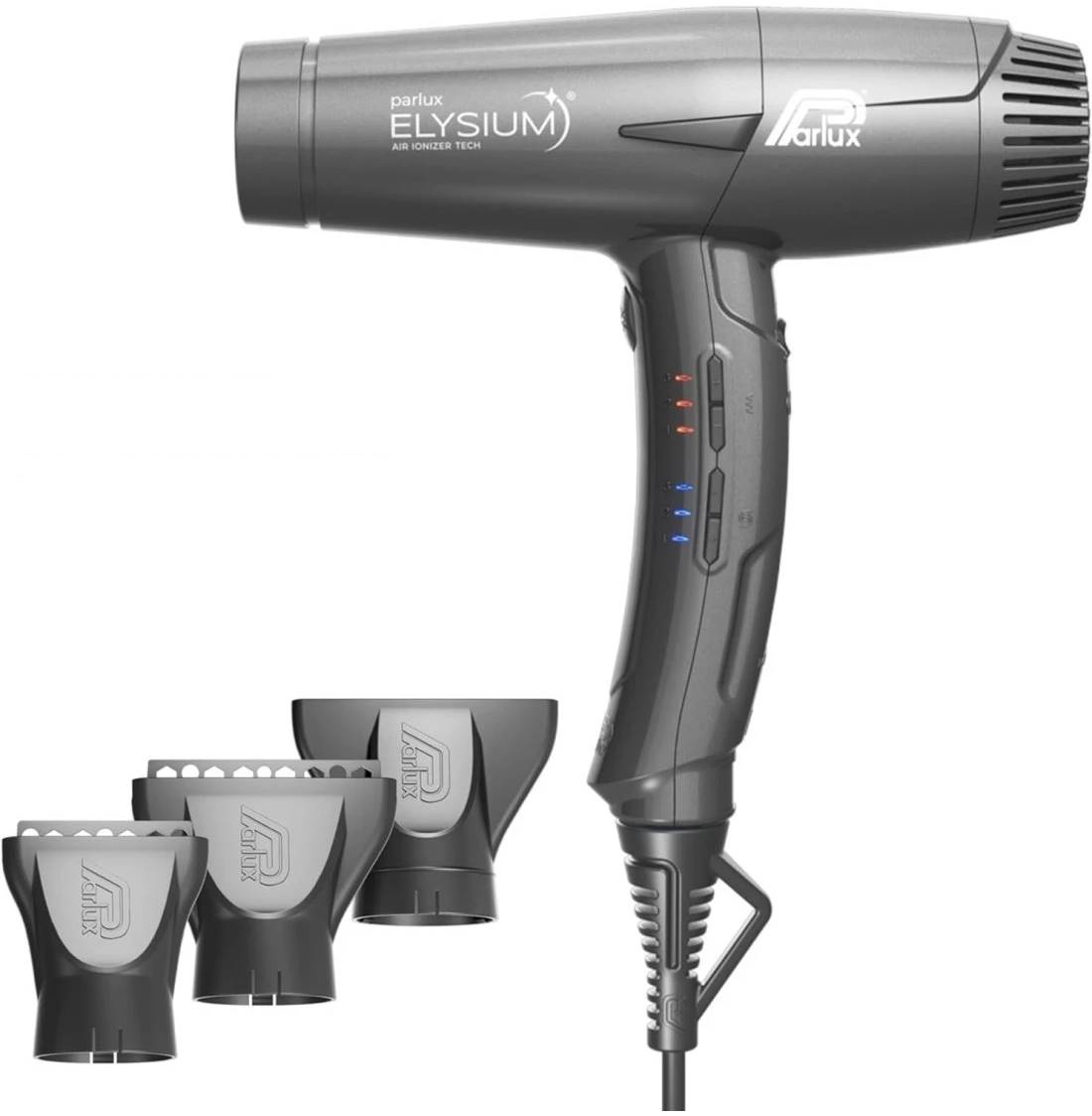 Parlux Uscător de păr ionizant cu control digital Elysium, 2300W, titan