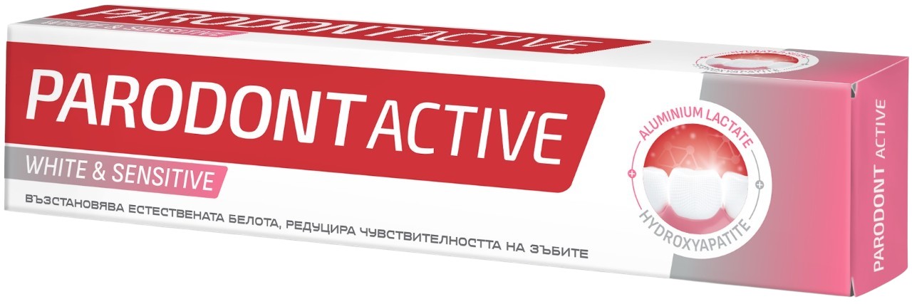 Parodont Active Pastă de dinţi White & Sensitive, 75 ml