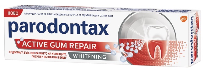 Parodontax Pastă de dinţi Active Gum Repair Whitening, 75 ml