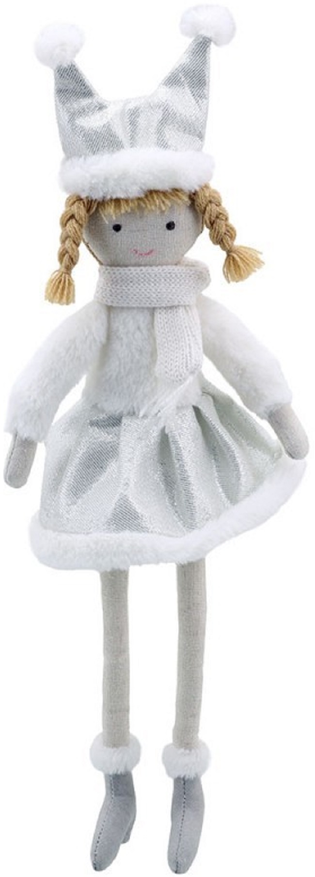 Păpușă de cârpă  The Puppet Company - Fetita cu caciula, 32 cm