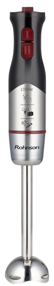 Blender Rohnson - R-5798, 2 viteze, 1000W, negru/oțel inoxidabil