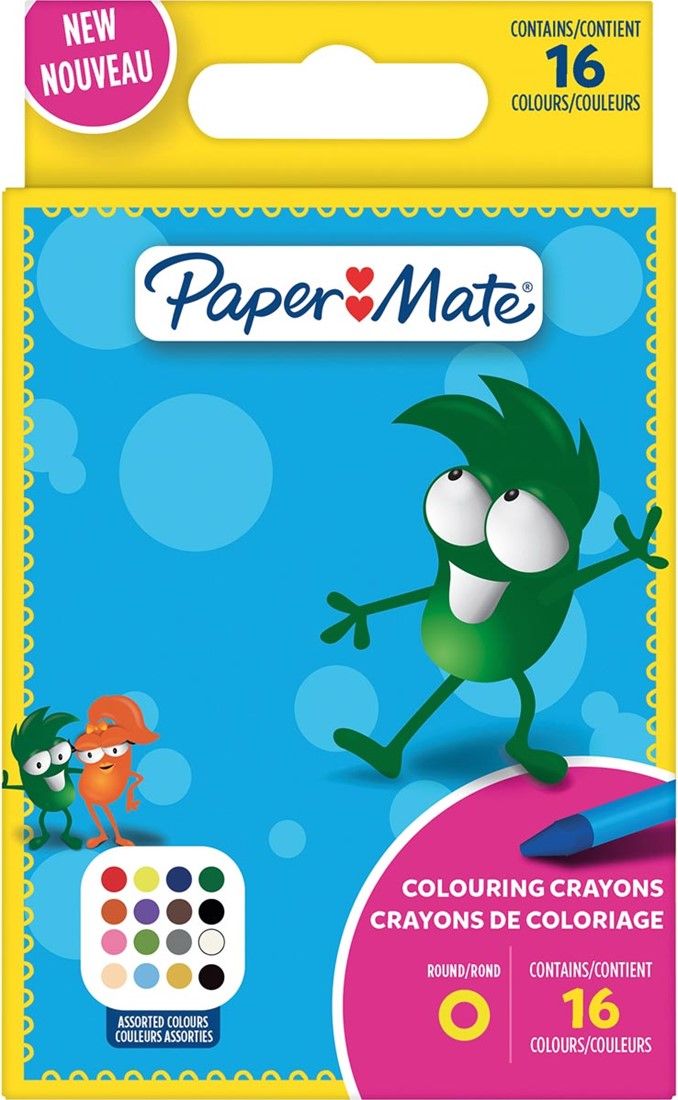Pasteluri Paper Mate Kids - 16 culori