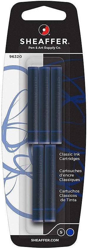 Cartușe pentru pixuri Sheaffer - 5 buc, albastre