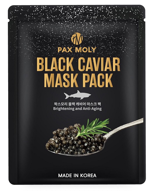 Pax Moly Mască de față folie cu caviar negru, 25 ml
