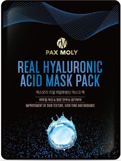 Pax Moly Mască de față folie cu acid hialuronic, 25 ml
