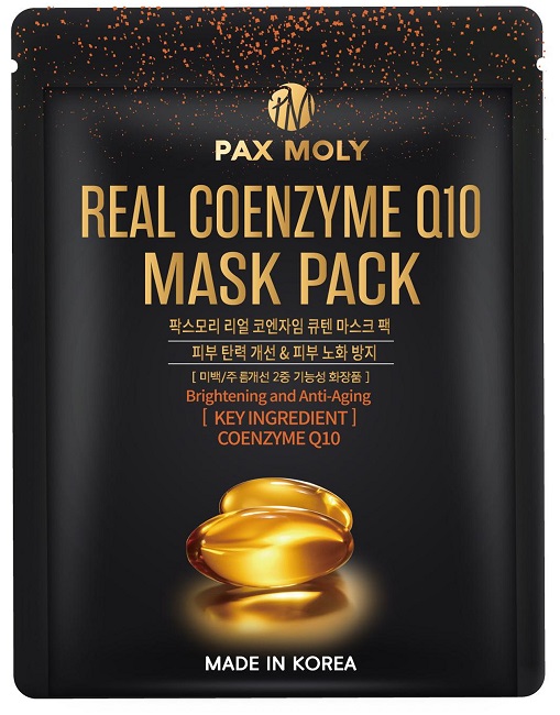 Pax Moly Mască de față folie cu coenzimă Q10, 25 ml