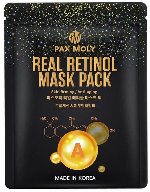 Pax Moly Mască de față folie cu retinol, 25 ml