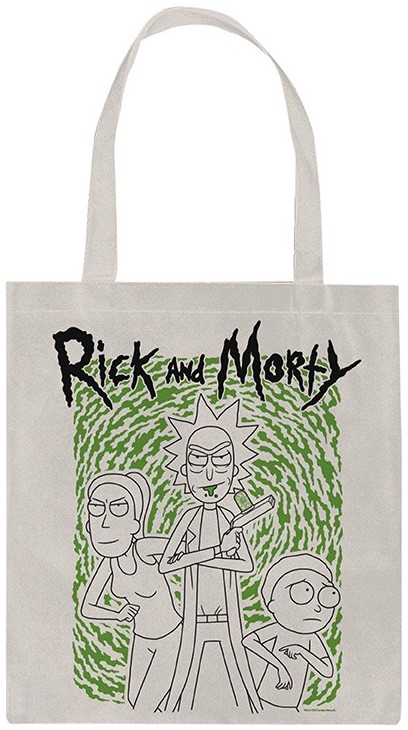 Geantă de cumpărături ABYstyle Animation: Rick and Morty - Portal