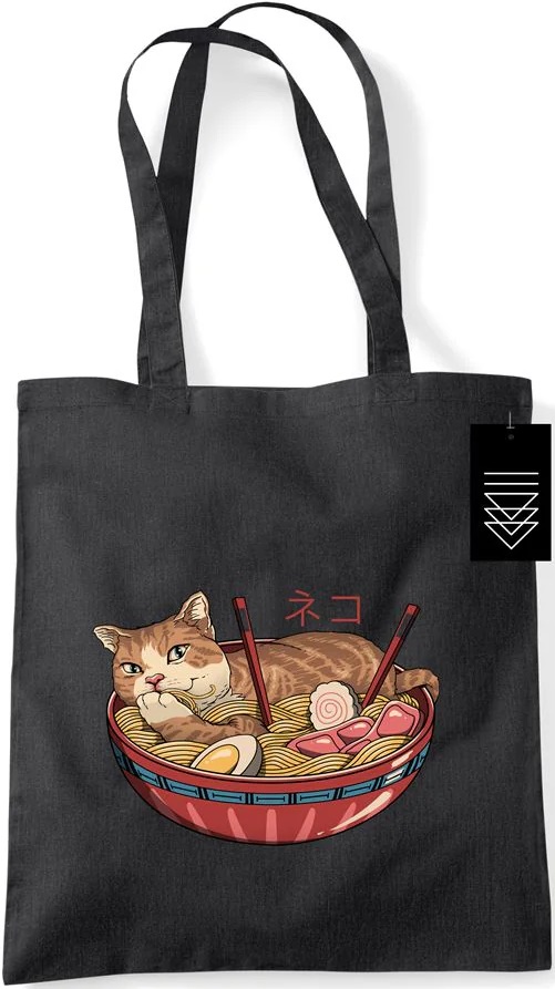 Geantă de cumpărături Pyramid Art: Vincent Trinidad - Neko Ramen Bowl