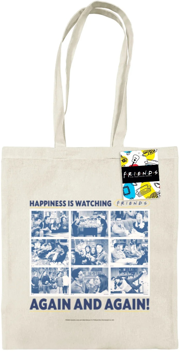 Geantă de cumpărături Pyramid Television: Friends - Happiness is Watching Friends